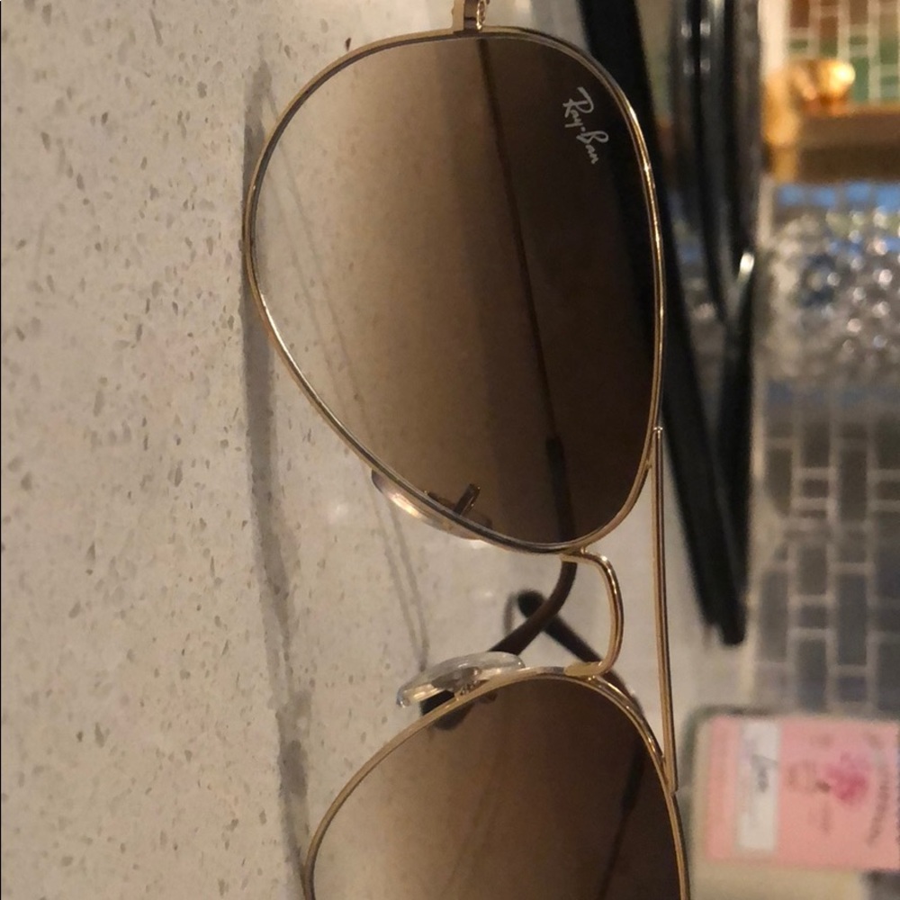 Gold Ray Ban